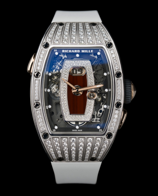 Richard Mille RM 037 White Gold Medium Set Watch Replica